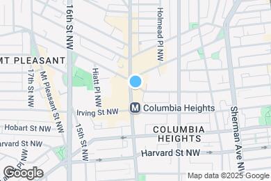 Map image of the property - 1390 Kenyon St NW