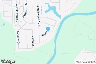 Map image of the property - 9904 Mustang Dr