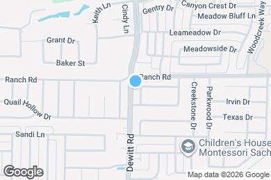 Map image of the property - 3001 Creekbend Ct