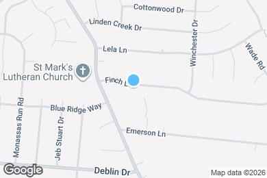 Map image of the property - 1361 Finch Ln