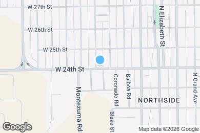 Map image of the property - 2402 4th Ave