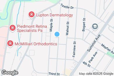 Map image of the property - 1307 Vine St