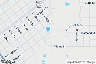 Map image of the property - 724 E 13th St