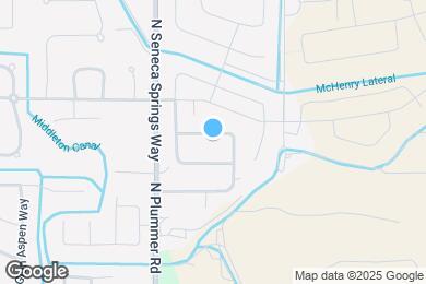 Map image of the property - 9433 W Hiden Stream St