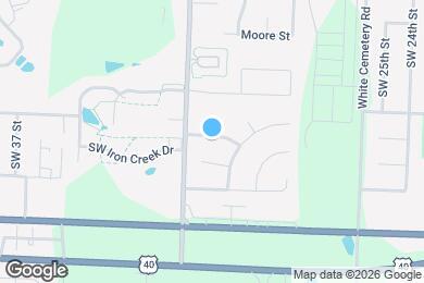 Map image of the property - 3100 SW McDaniels St