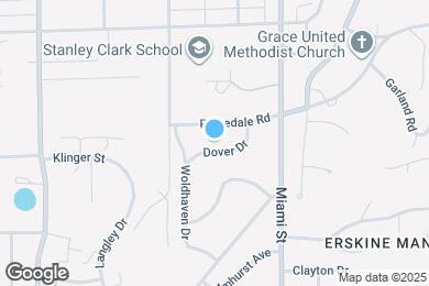 Map image of the property - 907 Dover Dr