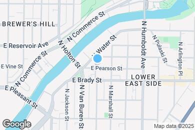 Map image of the property - 800 E Pearson St