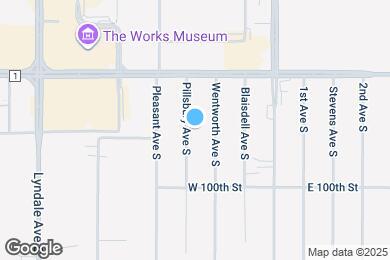 Map image of the property - 9845 Pillsbury Ave S