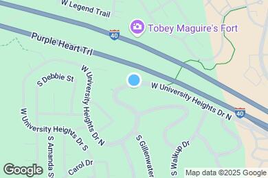 Map image of the property - 1455 W University Heights Dr N