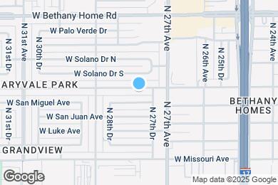 Map image of the property - 2737 W Montebello Ave