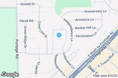Map image of the property - 2426 Independence Ln