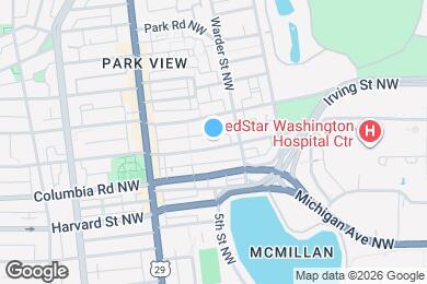 Map image of the property - 529 Irving St NW