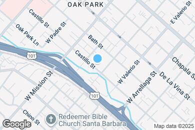 Map image of the property - 1818 Castillo St Unit B