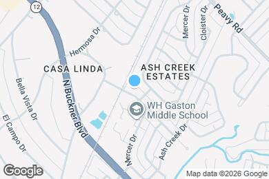 Map image of the property - 1653 Mariposa Dr