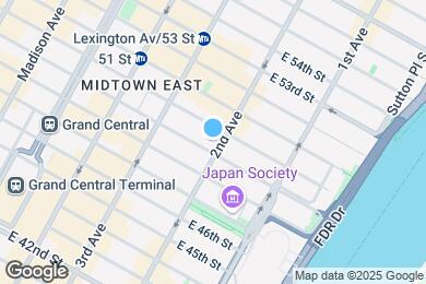 Map image of the property - 255 E 49th St