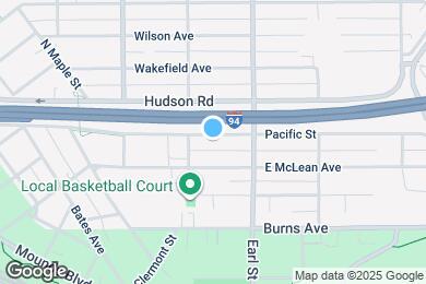 Map image of the property - 1020 Pacific St