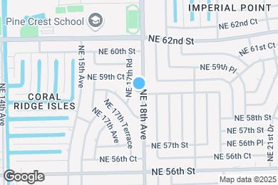 Map image of the property - 5851 NE 18th Ave