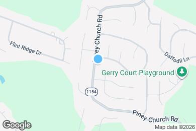 Map image of the property - 1231 Piney Church Rd