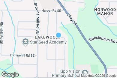 Map image of the property - 2222 Burroughs Ave SE