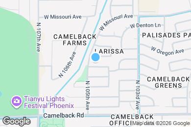 Map image of the property - 10446 W Orange Dr