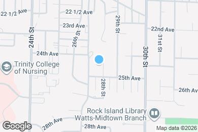 Map image of the property - 2420 28th St