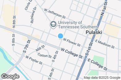 Map image of the property - 403 W Flower St