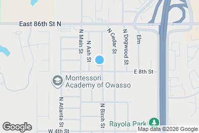 Map image of the property - 802 N Birch St