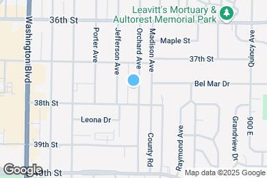 Map image of the property - 3771 Orchard Ave