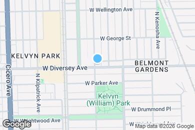 Map image of the property - 4454 W Diversey Ave