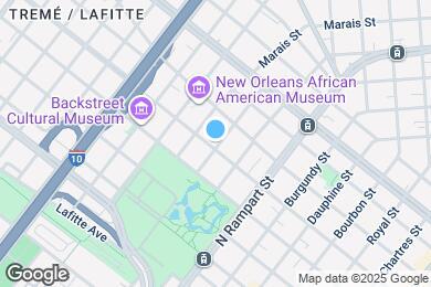 Map image of the property - 1301 Ursulines Ave