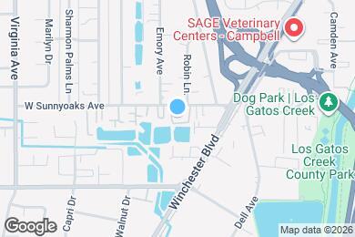 Map image of the property - 328 W Sunnyoaks Ave