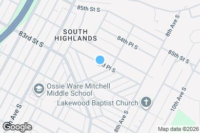 Map image of the property - 632 83rd Pl S