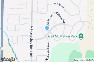 Map image of the property - 10485 N Bridle Way