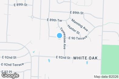 Map image of the property - 8921 E 90 Terrace