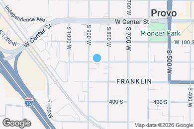 Map image of the property - 857 W 200 S
