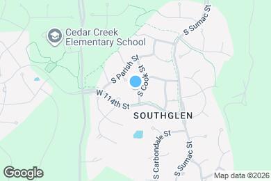 Map image of the property - 11378 S Cook St