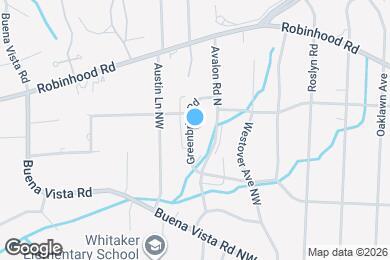 Map image of the property - 2625 Greenbrier Rd