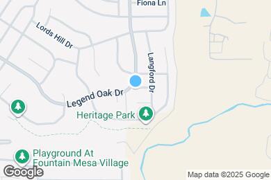 Map image of the property - 1245 Legend Oak Dr