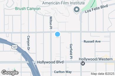 Map image of the property - 1845 N Gramercy Pl