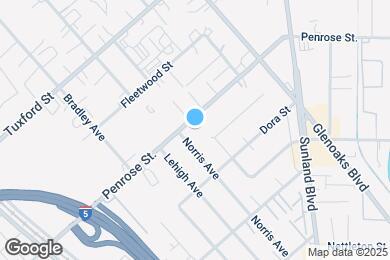Map image of the property - 11022 Penrose St