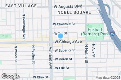 Map image of the property - 1524 W Chicago Ave
