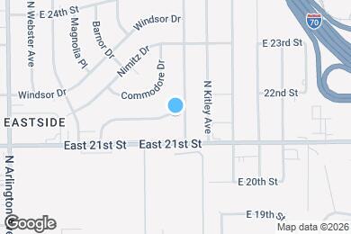 Map image of the property - 2243-2245 Admiral Dr