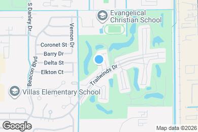 Map image of the property - 5625 Trailwinds Dr