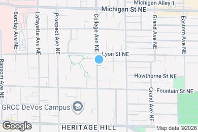 Map image of the property - 144 College Ave NE