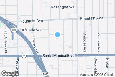 Map image of the property - Spacious Units available - Great Location! -- Hollywood