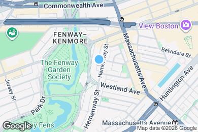 Map image of the property - 55 Hemenway St