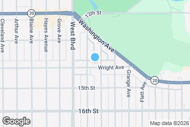 Map image of the property - 2912 Wright Ave