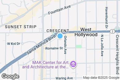 Map image of the property - 1032 N Croft Ave