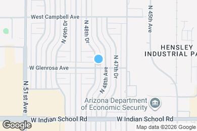 Map image of the property - 4301 N 48th Dr