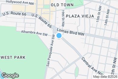 Map image of the property - 1900 Central Ave SW
